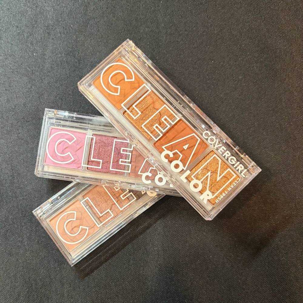 (Set of 3) Clean Color Eyeshadow Palettes